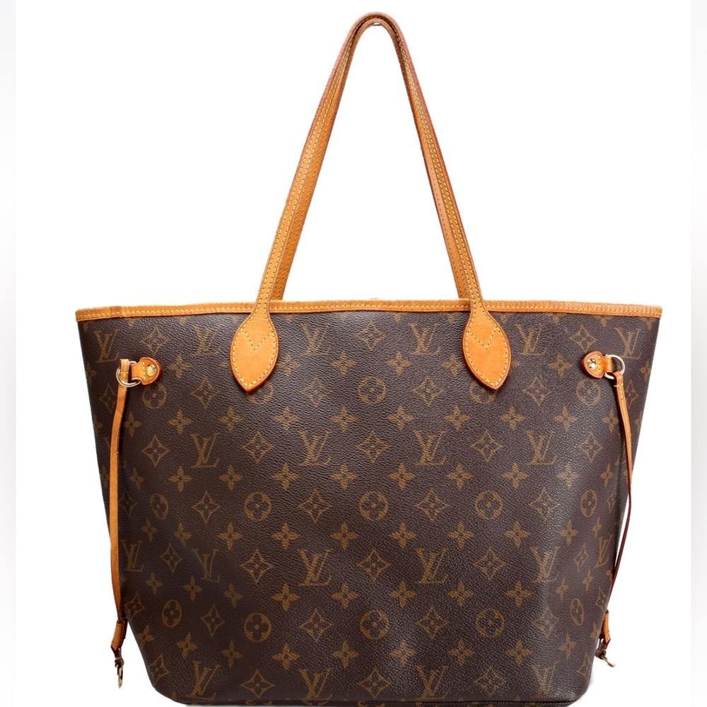 Authenticated Louis Vuitton LV NEVERFULL MM Brown Monogram Tote IN GOOD CONDITIO - Picture 9 of 16